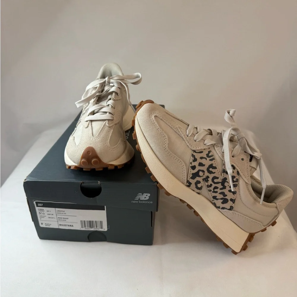 New Balance 327 Exclusive Sneakers Leopard Cheetah - Picture 5 of 15